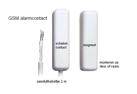 GSM-Alarmkontakt - Magnetkontakt
