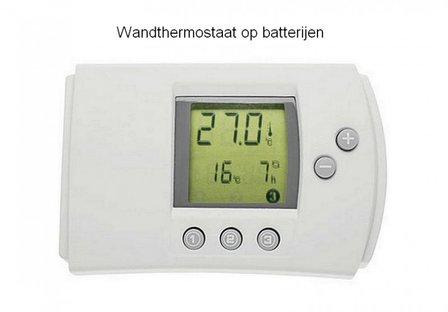 Thermostat-Batterie betrieben