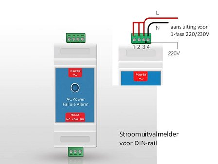 Stromausfallmelder APS-100 | DIN-Stromausfallalarm