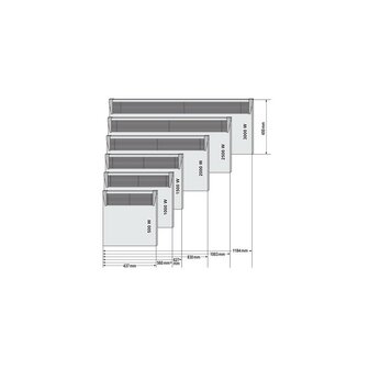 Tesy Convector | 230 V | Mechanische Thermostat und Fu&szlig;st&uuml;tzen