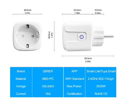 Kabellos Steckdose | WiFi smart plug