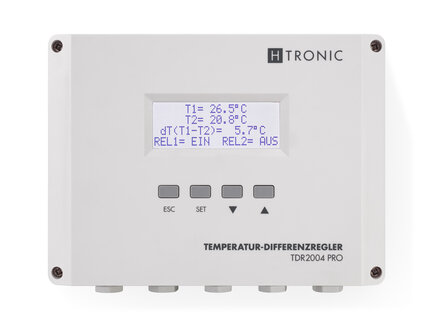 Temperaturdifferenzregler TDR2004 pro