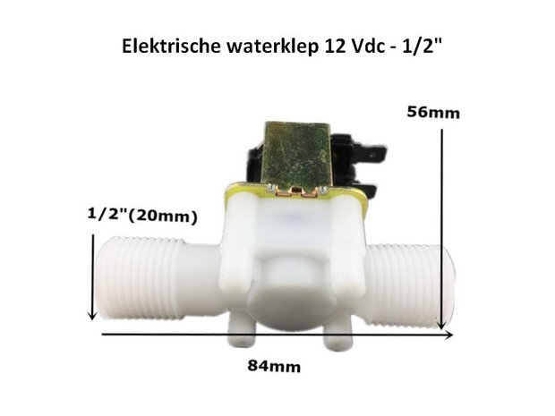 Elektrisches Wasserventil 12 Volt| Plastik