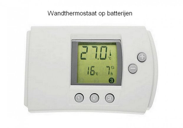 Thermostat-Batterie betrieben