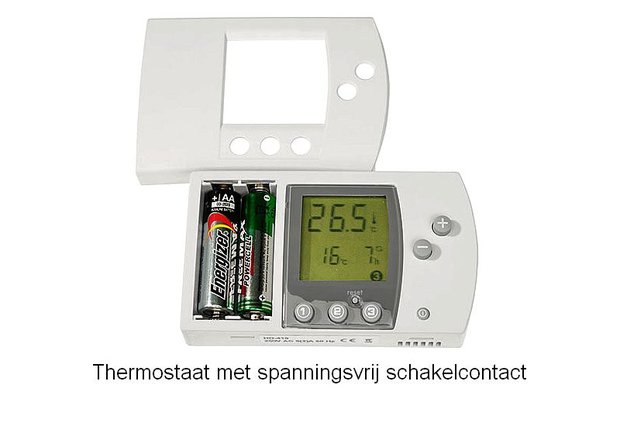 Thermostat-Batterie betrieben